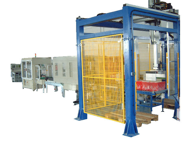Linea di confezionamento e pallettizzazione
